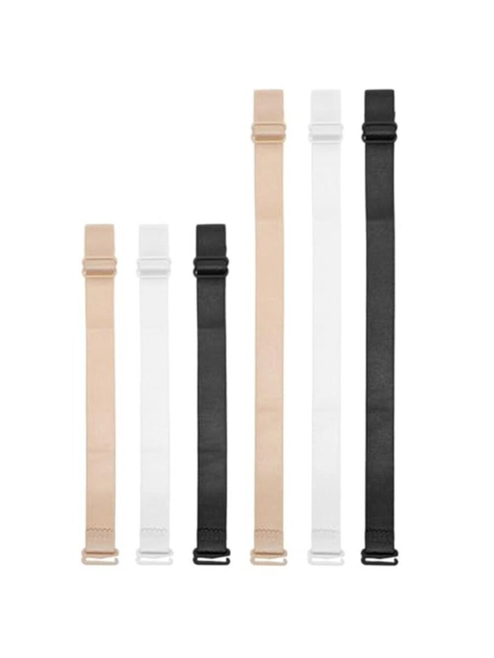 6 Pcs Bra Strap Holders for Slipping, Adjustable, Width 1cm | Non-Slip